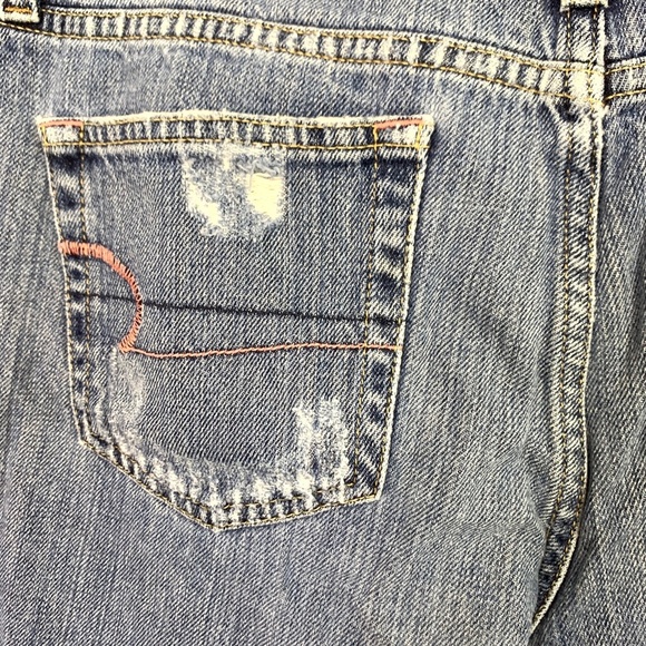 COPY - AMERICAN EAGLE FAVORITE FIT Distressed Jeans sz 10 - Picture 10 of 10